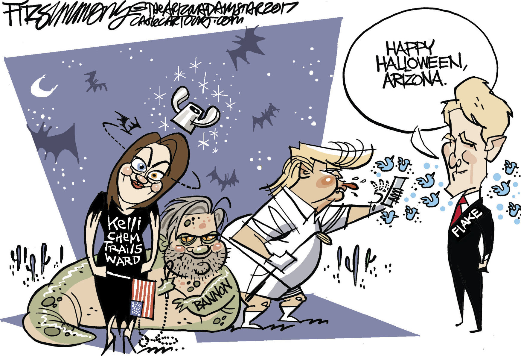 Daily Fitz Cartoon: Flaking out